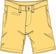 Pantalone corto per bambino in twill stretch di cotone sarabanda GIALLO-1441
