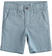 Pantalone corto per bambino in twill stretch di cotone sarabanda			AZZURRO-3922