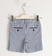 Pantalone corto rigato per bambino sarabanda BLU-BIANCO-8004 back