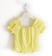 Particolare camicia con elastico e arricciatura per bambina sarabanda GIALLO-1417 back