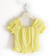 Particolare camicia con elastico e arricciatura per bambina sarabanda GIALLO-1417_back