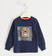 Maglietta bambino con castoro sarabanda			NAVY-3854