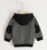 Felpa con cappuccio bambino sarabanda GRIGIO MELANGE-NERO-6UN8_back