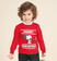 Maglione natalizio bambino Peanuts sarabanda ROSSO-2253