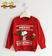 Maglione natalizio bambino Peanuts sarabanda ROSSO-2253 back