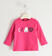 Maglia girocollo bambina in cotone sarabanda FUXIA-2437