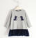 Abito bambina con tulle sarabanda GRIGIO MELANGE-8992