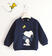 Felpa bambina capsule collection Peanuts sarabanda			NAVY-3854