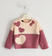 Maglione bambina in morbido tricot sarabanda ROSA ANTICO-2748_back
