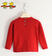 Maglia natalizia bambina capsule Peanuts sarabanda ROSSO-2253 back