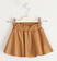 Gonna bambina tessuto lucido sarabanda BEIGE-0729