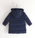 Giubbotto lungo bambina sarabanda NAVY-3854_back