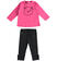Completo sportivo bambina in jersey sarabanda FUXIA-2437