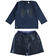 Completo pantaloncini e maglietta per bambina sarabanda NAVY-3854