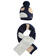 Set cappello e sciarpa bambina sarabanda NAVY-3854