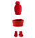 Set cappello sciarpa guanti bambina sarabanda			ROSSO-2253