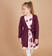 Cardigan lungo ragazza sarabanda			PRUGNA -3053