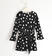 Abito ragazza a pois sarabanda NERO-0658 back