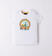 T-shirt 100% cotone per bambino sarabanda BIANCO-0113