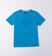 T-shirt ragazzo 100% cotone sarabanda			TURCHESE-4033