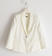 Elegante e morbida giacca per bambina sarabanda PANNA-0112 back
