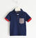 Polo in jersey 100% cotone con taschino rigato sarabanda NAVY-3854