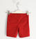 Pantalone corto in twill stretch di cotone sarabanda ROSSO-2253_back