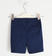Pantalone corto in twill stretch di cotone sarabanda NAVY-3854_back