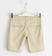 Pantalone corto in twill stretch sarabanda BEIGE-0435_back