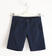 Pantalone corto in twill stretch sarabanda NAVY-3885
