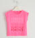 T-shirt in jersey fluo con stampa "Forever" sarabanda PINK FLUO-5828