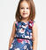 Abito in satin dalla fantasia floreale sarabanda PANNA-BLU-6LL7