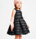 Elegante abito smanicato con scritte jacquard sarabanda NERO-0658