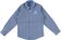 Camicia di cotone elasticizzato sarabanda BIANCO-AZZURRO-6B50
