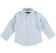 Camicia bambino in fil a fil stretch di cotone con microfantasia sarabanda AZZURRO-BIANCO-6BW2