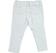 Pantalone slim fit in cotone stretch effetto delavato con strappi sarabanda BIANCO-0113_back