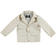Elegante giacca bambino in piquet stretch di cotone effetto righina sarabanda BEIGE-0433