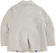 Raffinata giacca in in tela di cotone stretch con rever classico sarabanda BEIGE-0436_back