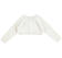 Cardigan corto in tricot di viscosa stretch con manica raglan sarabanda PANNA-0112_back