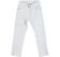Pantalone in cotone stretch con strappi sfilacciati e toppe interne sarabanda BIANCO-0113