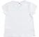 T-shirt bambina in cotone con stampa laminata sarabanda BIANCO-0113_back