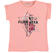 T-shirt in cotone stretch con rosa e borchie sarabanda ROSA-2314