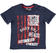 T-shirt 100% cotone con stampa rock sarabanda NAVY-3854