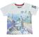 T-shirt in jersey 100% cotone con skyline americano sarabanda BIANCO-0113