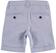 Pantalone corto in tela di cotone stretch armaturata sarabanda ROYAL SCURO-3755_back