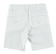 Pantalone corto in piquet stretch di cotone effetto righina verticale sarabanda BIANCO-0113_back