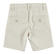 Pantalone corto in piquet stretch di cotone effetto righina verticale sarabanda BEIGE-0433_back