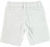 Pantalone corto slim fit in twill stretch di cotone con strappi sarabanda BIANCO-0113_back