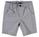 Pantalone corto slim fit in piquet stretch di misto cotone sarabanda GRIGIO-0614