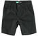 Pantalone corto slim fit in piquet stretch di misto cotone sarabanda NERO-0658